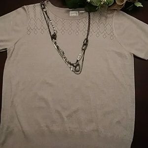 beautiful lightweight light grey sweater perfect f